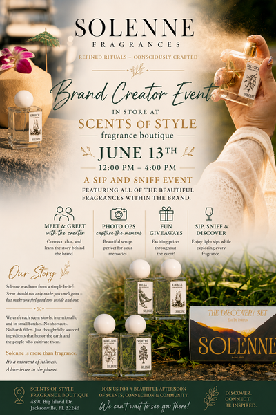 Sipp & Sniff with Solenne Fragrances