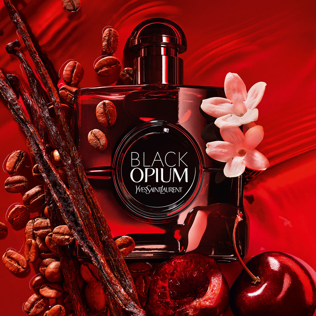 Yves Saint Laurent Black Opium Eau de Parfum Over Red 3 oz