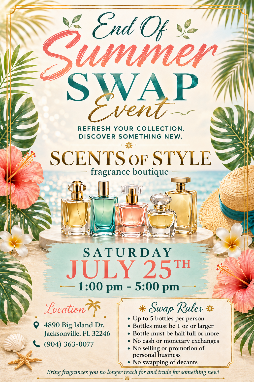 END OF SUMMER SWAP EVENT