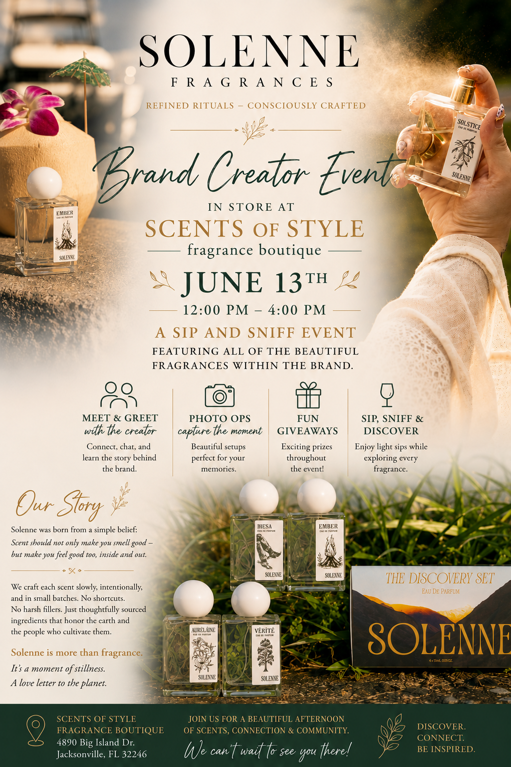 Sipp & Sniff with Solenne Fragrances